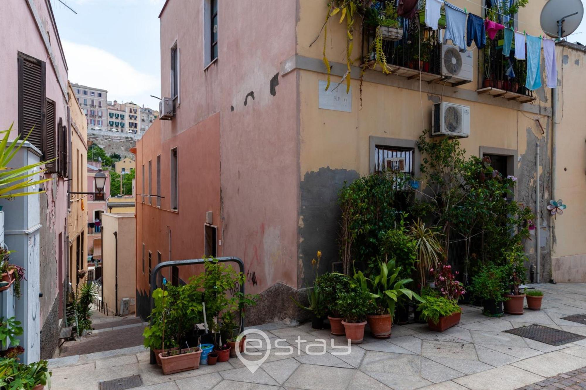 Charm In Siotto Pintor Lägenhet Cagliari Exteriör bild